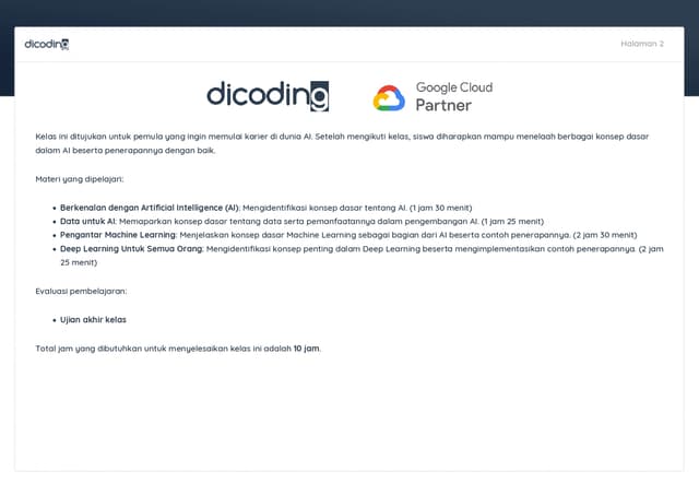 Certificate Dicoding